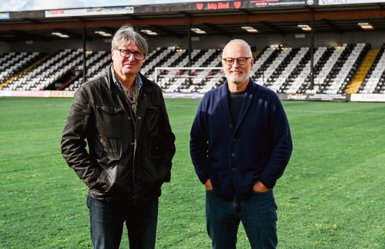 Poet Laureate Simon Armitage and Horizon Chair, Jason Stockwood